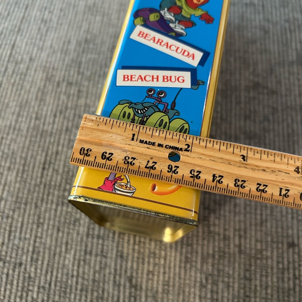 Kraft Dinomac Macaroni & Cheese Tin with cheeseasaurus Rex vintage collectible - Picture 12 of 12